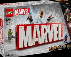 MARVEL logo og minifigurer (76313)