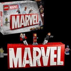 MARVEL logo og minifigurer (76313)