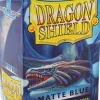 Matte Blue Standard Size Dragon Shield Sleeves (100)
