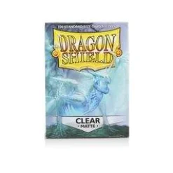 Matte Clear Standard Size Dragon Shield Sleeves (100)