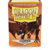 Matte Copper Standard Size Dragon Shield Sleeves (100)