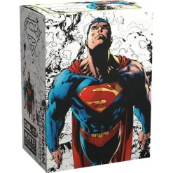 Matte Dual Art Superman Core Color Standard Size (100) Kortlommer, Dragon Shield