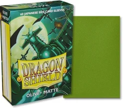 Matte Olive Japanese Size Dragon Shield (60)