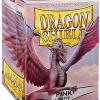 Matte Pink Standard Size Dragon Shield Sleeves (100)