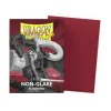 Matte Red Non-Glare Standard Size Dragon Shield Sleeves (100)