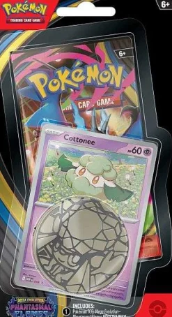 Mega Evolution 2 Phantasmal Flames Cottonee 1P Checklane Pack