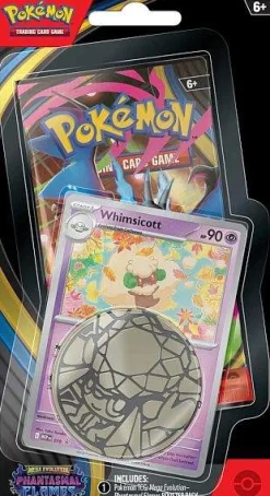 Mega Evolution 2 Phantasmal Flames Whimsicott 1P Checklane Pack
