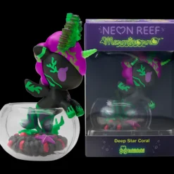 Mermicorno Neon Reef Deep Star Coral Figure