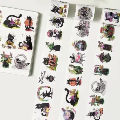 Midnight Mischief Washi Tape Sticker Set