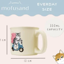 Mofusand Ceramic Mug 350 ml