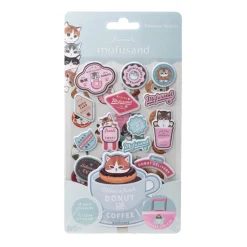 Mofusand Puffy Sticker Set (12+19)