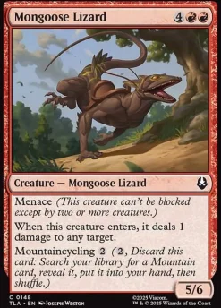 Mongoose Lizard (Enkeltkort)