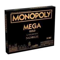 Monopoly Mega Gold Edition Norsk Utgave