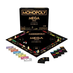 Monopoly Mega Gold Edition Norsk Utgave