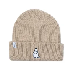 Moomin Tan Beanie Embroidery