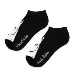 Moomintroll's Temper Black Ankle Socks (40-46)