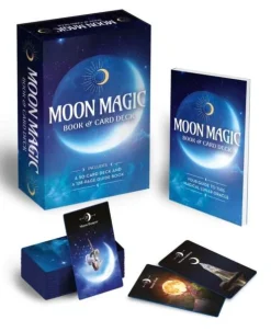 Moon Magic Book & Card Deck: Includes a 50-Card Deck and a 128-Page Guide Book