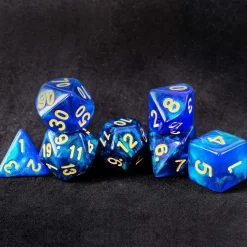 Moonstone Poly Deep Sea Blue /Gold (7)