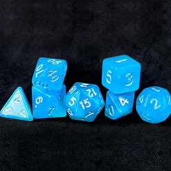Moonstone Poly Light Blue /Silver (7)