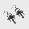 Mourning Ankh Earrings