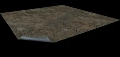 Muddy Streets 90 x 90 cm Gaming Mat Battle Systems, Fantasy Terrain