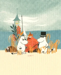 Mummi dobbeltkort  - Båt på stranden