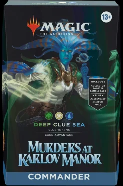 Murders at Karlov Manor Deep Clue Sea Commander Deck Murders at Karlov Manor Magic the Gathering