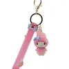 My Melody Raincoat Series Keychain with Hand Strap