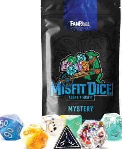 Mystery Misfit Resin Poly Dice Set (7)