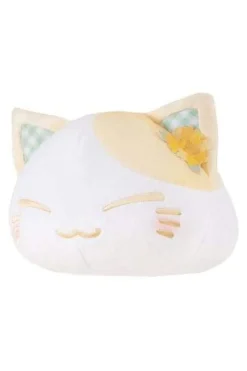 Nemuneko Cat Flower Pattern Ear Yellow Plush Figure 30 cm