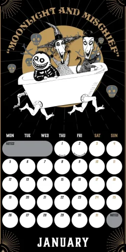 Nightmare Before Christmas 2026 Cal.