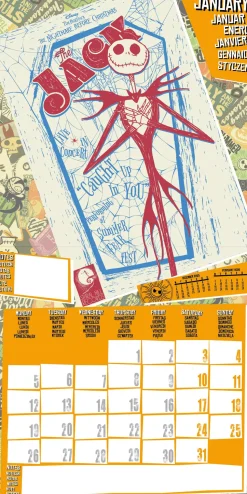 Nightmare Before Christmas 2026 Square Calendar