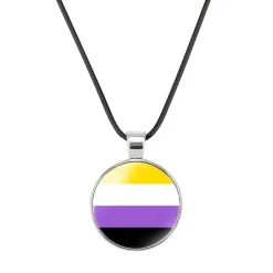 Nonbinary Pride Necklace