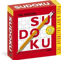 Original Sudoku Page-A-Day® Calendar 2025: 365 Puzzles from the Editors at Nikoli