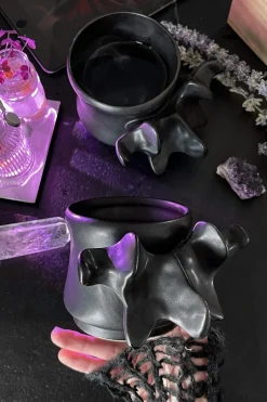 Ossuary Black Stackable Cups Set Of 2