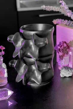 Ossuary Black Stackable Cups Set Of 2