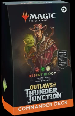 Outlaws of Thunder Junction Desert Bloom Commander Deck Outlaws of Thunder Junction Magic the Gathering