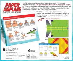 Paper Airplane 2025 Fold-A-Day Calendar