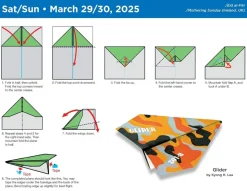 Paper Airplane 2025 Fold-A-Day Calendar