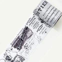 Parisian Écriture Wide Washi Tape