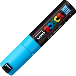 PC8K  Chisel 8mm  8 Light Blue