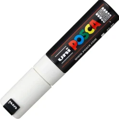 PC8K  Chisel 8mm  1 White