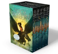 Percy Jackson and the Olympians 5 Book Paperback Boxed Set (w/poster)
