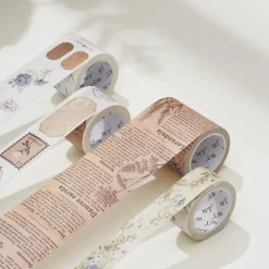 Petals & Parchment Washi Tape and Sticker Set (4)