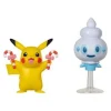 Pikachu, Vanilite Holiday Edition Battle Figure Set 2-Pack