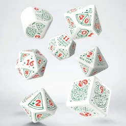 Pizza Pepperoni Poly White, Green /Red (7)