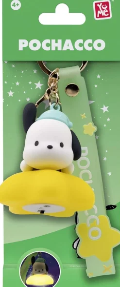 Pochacoo Light-Up Star Series Keychain with Hand Strap