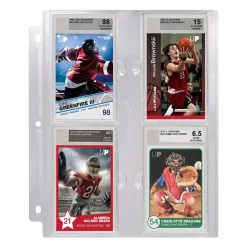 4-Pocket Page for Graded Beckett Slabs Portfolio
