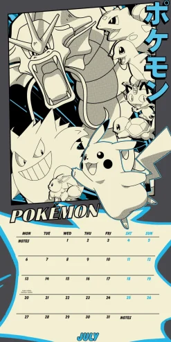 POKEMON 2026 SQUARE CALENDAR