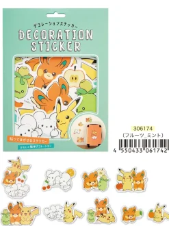 Pokemon Fruit Mint Decoration Stickers (9)